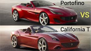 The ferrari portofino is the new v8 gt set to dominate its segment thanks to a perfect combination of outright performance and versatility in addition to a l. Ferrari California Vs California T