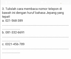 Check spelling or type a new query. Soal Bahasa Jepang Kelas 12 Hiragana Literatur