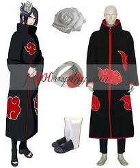Naruto Akatsuki Konan Cosplay Costume Set Naruto Cosplay Costumes Konan Cosplay Naruto Costumes