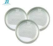 Full Open Aluminum Easy Peel off Lid 126mm 502# Poe Lid for Paper Plastic  Metal Can