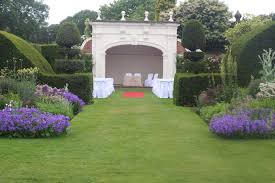 Outside Ceremony At Arley Hall And Gardens Northwich Cheshire Uk Arley Hall Cheshire Venues