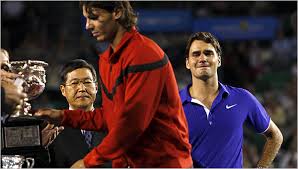 Though he is pressed all the way by nadal, the swiss master emerges victorious to claim his fifth consecutive wimbledon title. Nadal Continues Dominance Of Federer This Time At Australian Open The New York Times