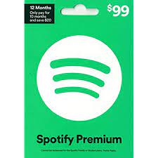 One gift card has many possibilities! Amazon Com Spotify Annual Gift Card 99 Gift Cards