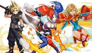 Bestcat in her awoken form, and this model is faithful to her awoken art. Puzzle Dragons Concept Art Characters