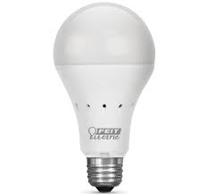 A light bulb can burn out in just a few days from wildly fluctuating currents caused by loose wires. An Led Light Bulb With Its Own Battery Backup