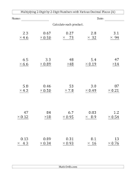 5 Adding Decimals Worksheet In 2020 Multiplying Decimals Worksheets Decimal Multiplication Decimals Worksheets