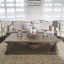 Each coffee leg is unfinished and sanded to perfection. Chunky Balustrade Coffee Table Legs Unfinished Wood Furniture Etsy Farmhouse Coffee Table Decor Table Decor Living Room Coffee Table