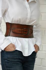Leather Corset Belt For Women Wide Waist Belt Western Belt Etsy Leather Corset Belts For Women Leather Corset Belt