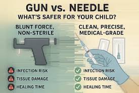 Ear Piercing Guns vs Needles for Kids: Fayrouz Pediatrics