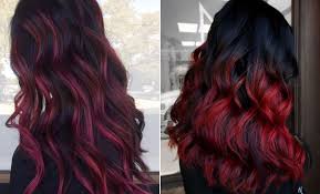 Simply put, if your hair color has cool undertones, your brow color should have cool undertones. 23 Ways To Rock Black Hair With Red Highlights Stayglam