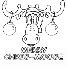 Moose coloring page from moose category. Holiday Coloring Pages Moose Coloring Book Pages Christmas Projects Diy Christmas Embroidery