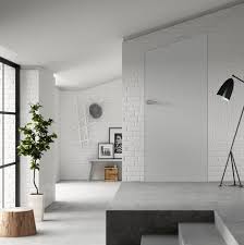 Porte Battante Affleurante Au Mur Sans Couvre Joints Essential Portes A Battant Porte Battante Cloison Portes