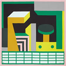 Audacious memphis group pioneer nathalie du pasquier trades design for art. Discover Online The Product Zeta De Nathalie Du Pasquier On The Official Hermes Website La Maison Des Carres Art Scarves Silk Accessories Hermes Scarf
