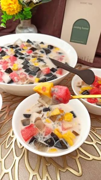 Es fruit jelly ball #pmccooking