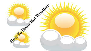 How To Draw Hot Weatherhow To Draw Hot Weather For Kids How Weather For Kids Drawings Kids