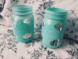 Diy Cute Cloud Mason Jar Mason Jars Mason Jar Baby Shower Rustic Mason Jar Candles