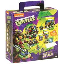 Collectionnez les figurines tortues ninja de 12 à 16 cm qui lancent des projectiles, s'arment de gel mutagène. Kit Anniversaire Tortue Ninja Art De La Table Rue De La Fete