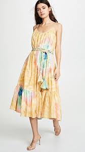 Black And Yellow Tie Dye Dress Tie Dye Is The Psychedelic Summer Print Celebs Can T Get Enough Of Dresses Tie Dye Dress Yellow Fashion