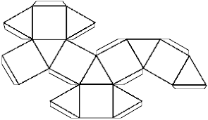 3d Shapes Images Black And White Platonic Solids 3d Shape 3d Shapes Nets Box Patterns