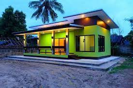 แบบบ านโมเด ร นเพ งหมาแหงน ส เข ยวสดใส ก บงบ 530 000 บาท แปลนบ านขนาดเล ก ร ปแบบบ าน แปลนแบบบ าน