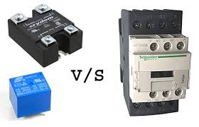 A solenoid is also electromechanical. Different Types Of Relays And Conactors Contactor Vs Relay
