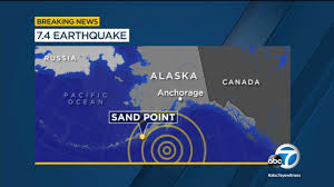Juneau, alaska (ap) — the magnitude of the earthquake that struck off the alaska peninsula and produced a tsunami with small waves was revised up to 7.6, officials said tuesday. Alaska Earthquake Measuring 7 5 Triggers Tsunami Warning Abc7 Los Angeles