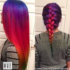 The combination of red and purple color in hair dye looks exquisitely beautiful. 10 Purple To Red Ombre Hair Color Styles 2020
