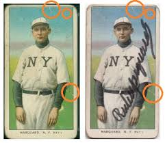 The first version is a full page layout, while the second version offers 2 cards to a page. Editor S Blog Autographed T206 Forgeries Uncovered
