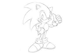 How to draw sonic the hedgehog. Draw Sonic Carinewbi