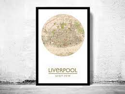 Search and share any place, find your location, ruler for distance measuring. Liverpool City Poster City Map Poster Print Vintage Maps And Prints