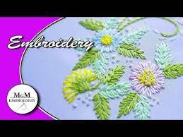 Embroidery Lazy Daisy Vyshivka Margaritki Youtube Hand Embroidery Videos Embroidery Videos Hand Embroidery Tutorial