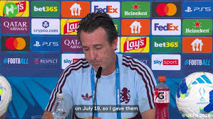 Emery unfazed by Watkins and Martinez absence against favourites PSG