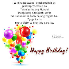 Kaarawan Birthday Message For Father In Law Tagalog Sa Pinakaguwapo Pinakamabait At Pinakaprotective Na Tatay Sa Buong Mundo