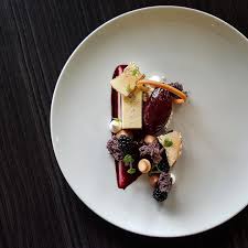 Chocolate and other dessert foods hold a precarious position between sustenance and luxury. David Vidal On Instagram White Chocolate And Blackberry Pastry Pastrychef Patisserie Dessert Desser Fine Dining Desserts Food Plating Chocolate Cookbook