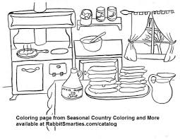 Show your kids a fun way to learn the abcs with alphabet printables they can color. Country Kitchen Pleasant Coloring Page Rabbit Smarties Creative Resources For Rabbit Keepers