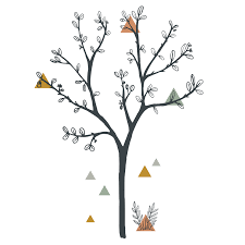 Wandtattoo pferd mit fohlen und wunschname. Lilipinso Xl Wandsticker Baum Schwarz 119cm Online Kaufen