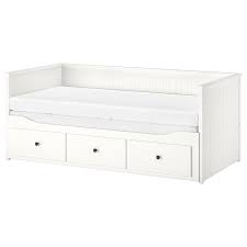 hemnes daybed with 3 drawers 2 mattresses white meistervik firm twin ikea in 2021 hemnes day bed day bed frame ikea hemnes daybed