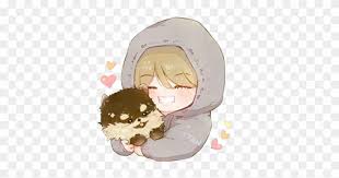 Bts chibi flat illustration kimtaehyung korea kpop merch sticker taehyung . Taehyung Bts Yeontan Fanart Chibi Cute Tata Taehyung And Yeontan Hd Png Download 361x361 4657234 Pngfind