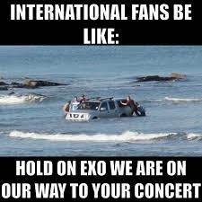 Me To Friends O O You Guys Didn T Activate The Hovers So You Ruined The Car By Driving At The Bottom Of The Ocean Kpop Funny Exo Funny Exo