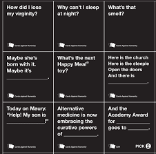 Playing cards against humanity online was one of the main things keeping people connected during global covid lockdowns in 2020, and though the world cards against humanity has its own way to play online, of sorts, but it's not exactly a social experience. Play Cards Against Humanity Online With Cards Against Originality Pcsteps Com