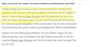 Wie sie den router zurücksenden und was sie dabei beachten müssen, erfahren sie in diesem artikel. Umtausch Bei Breuninger Zahlungsmittel Org
