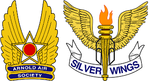 514th air mobility wing shows support for healthcare and frontline workers with flyover in western new jersey. Arnold Air Society Silver Wings