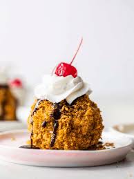 Foods associated with mexican cuisine, but came from somewhere else . Easy Mexican Fried Ice Cream With Recipe Video