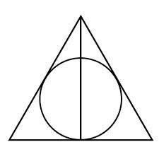 Harry Potter Deathly Hallows Triangle Symbol Google Search Harry Potter Tattoos Harry Potter Symbols Deathly Hallows Symbol