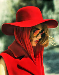Love Red Hat Red Fashion Lady In Red Wearing Red