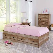 Better Homes And Gardens Crossmill Mates Storage Bed Twin Weathered Finish Walmart Com Childrens Bedroom Furniture Bed Weather Bed Furniture