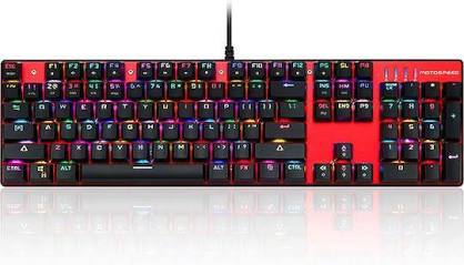 MOTOSPEED CK104 Mechanical Keyboard (RGB Gaming Edition), AI generated