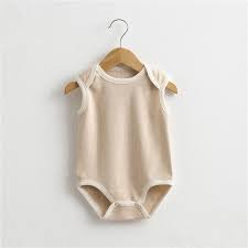 0 2t Summer Romper Baby Girl Clothing Natural Organic Colored Cotton Baby Infant Jumpsuit Sleeveless Newborn Rompers Boy Clothes Baby Clothes Newborn Romperinfant Jumpsuit Aliexpress