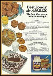 1977 Best Foods Real Mayonnaise Vintage Ad Mayo Baking Etsy In 2021 Food Recipes Retro Recipes