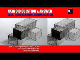Nata Old Question Answer 3d Composition With Cubes Cuboids Youtube 3d Composition Architecture Drawing Sketchbooks Nata Drawing